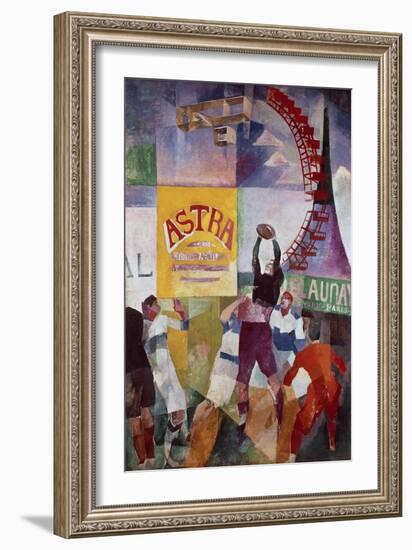 The Cardiff Team, 1912-13-Robert Delaunay-Framed Giclee Print