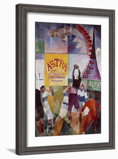 The Cardiff Team, 1912-13-Robert Delaunay-Framed Giclee Print