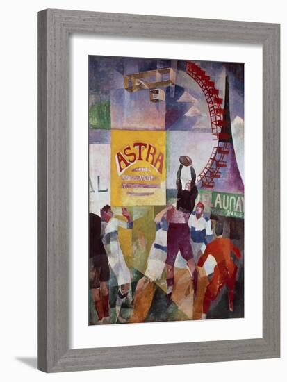 The Cardiff Team, 1912-13-Robert Delaunay-Framed Giclee Print