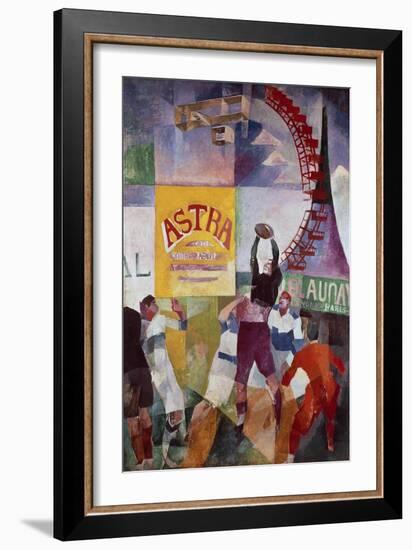 The Cardiff Team, 1912-13-Robert Delaunay-Framed Giclee Print