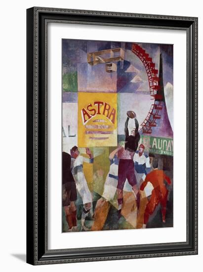 The Cardiff Team, 1912-13-Robert Delaunay-Framed Giclee Print