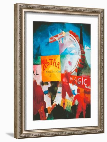 The Cardiff Team, 1912-1913-Robert Delaunay-Framed Giclee Print