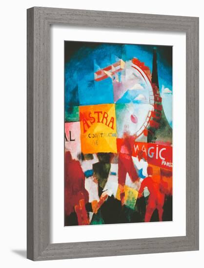 The Cardiff Team, 1912-1913-Robert Delaunay-Framed Giclee Print