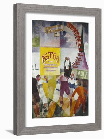 The Cardiff Team-Robert Delaunay-Framed Art Print