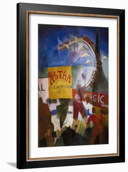 The Cardiff Team-Robert Delaunay-Framed Art Print