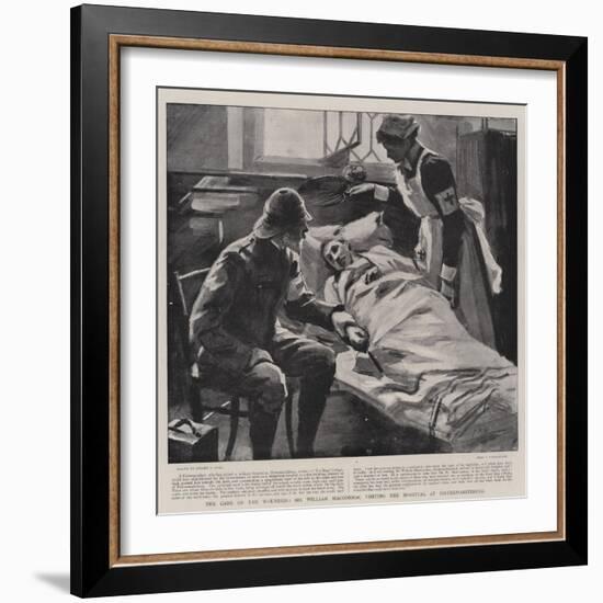 The Care of the Wounded, Sir William Maccormac Visiting the Hospital at Pietermaritzburg-Sydney Prior Hall-Framed Giclee Print