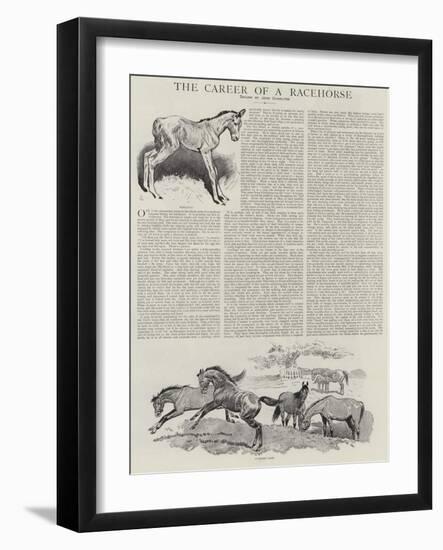 The Career of a Recehorse-John Charlton-Framed Giclee Print