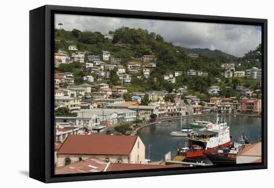 The Carenage (The Old Harbour)-Tony-Framed Premier Image Canvas