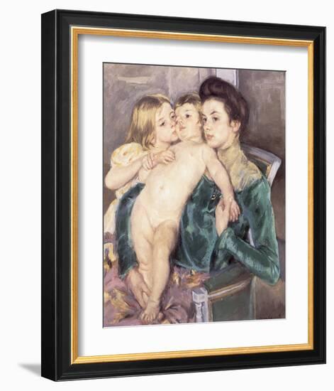 The Caress-Mary Cassatt-Framed Premium Giclee Print