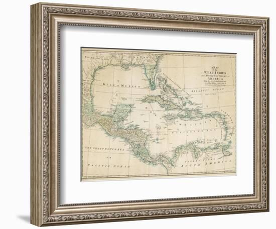 The Caribbean with the West Indies and the Coasts of the United States and the Spanish Possessions-John Blair-Framed Photographic Print