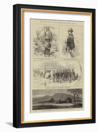 The Carlist War in Spain-Alfred Chantrey Corbould-Framed Giclee Print