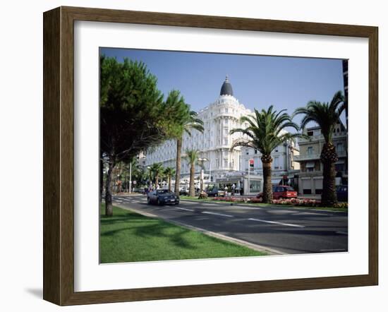 The Carlton Hotel, Viewed from the Croisette, Cannes, Provence, France-Ruth Tomlinson-Framed Photographic Print