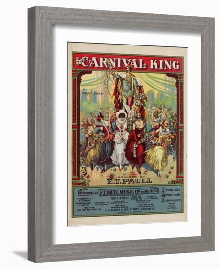 The Carnival King, Sam DeVincent Collection, National Museum of American History-null-Framed Art Print