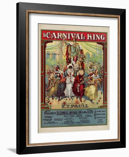 The Carnival King, Sam DeVincent Collection, National Museum of American History-null-Framed Art Print