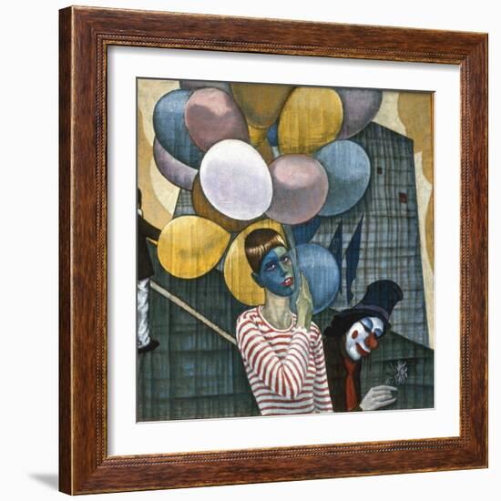 The Carnival, or the Lesbians, 1980-Alek Rapoport-Framed Giclee Print