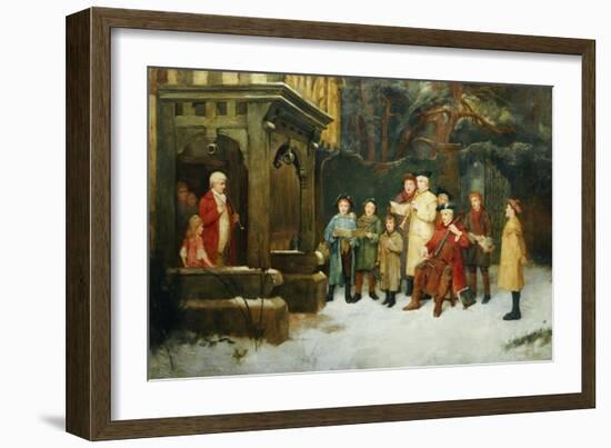 The Carol Singers-William M. Spittle-Framed Giclee Print