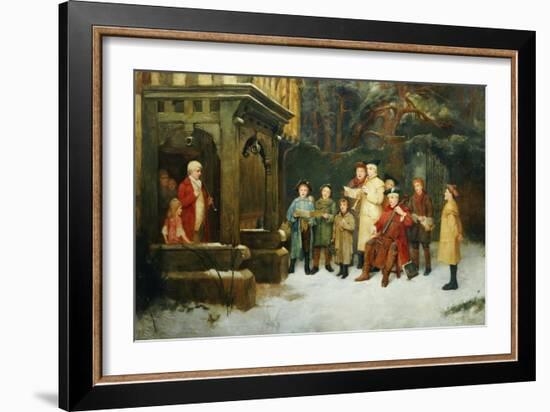 The Carol Singers-William M. Spittle-Framed Giclee Print