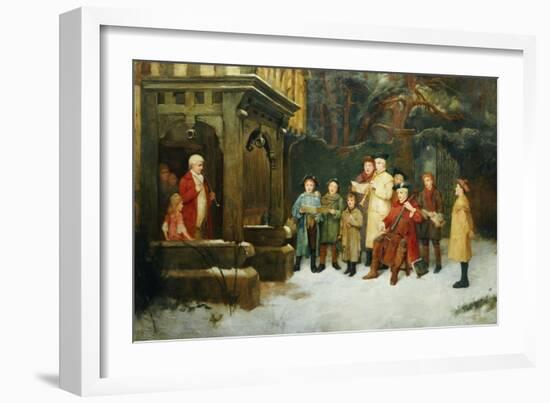 The Carol Singers-William M. Spittle-Framed Giclee Print