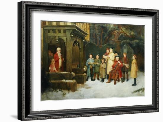 The Carol Singers-William M. Spittle-Framed Giclee Print