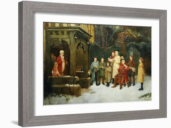 The Carol Singers-William M. Spittle-Framed Giclee Print