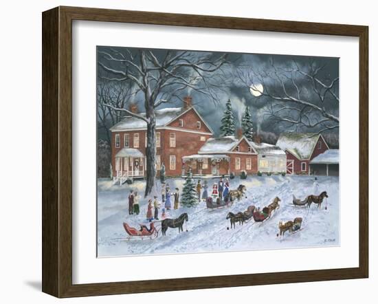 The Carolers Gather-Bob Fair-Framed Giclee Print