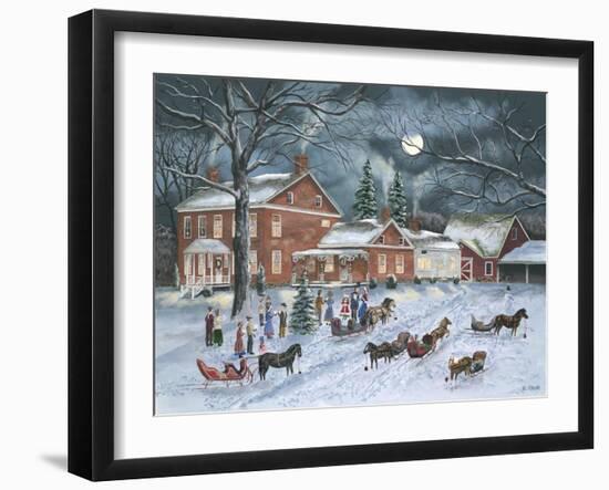 The Carolers Gather-Bob Fair-Framed Giclee Print