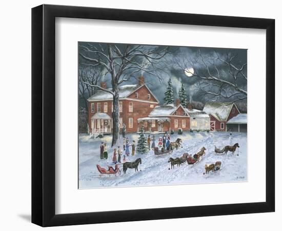 The Carolers Gather-Bob Fair-Framed Premium Giclee Print