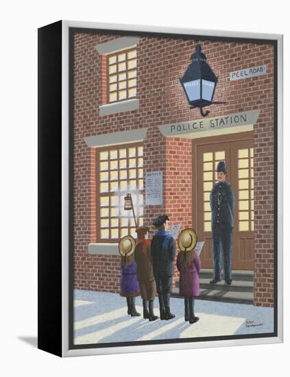 The Carolers-Peter Szumowski-Framed Premier Image Canvas