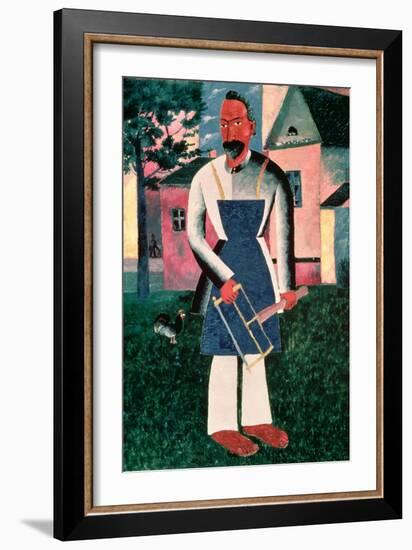 The Carpenter III, 1910-Kasimir Malevich-Framed Giclee Print