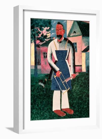 The Carpenter III, 1910-Kasimir Malevich-Framed Giclee Print