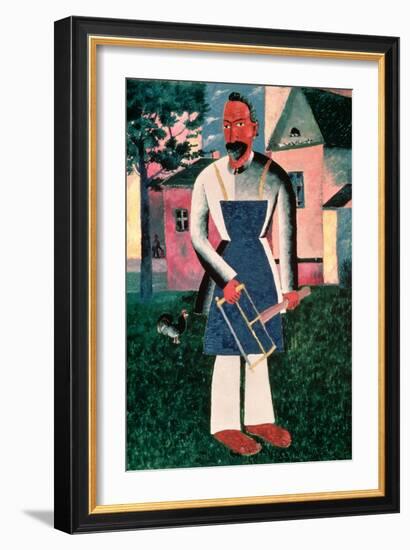 The Carpenter III, 1910-Kasimir Malevich-Framed Giclee Print