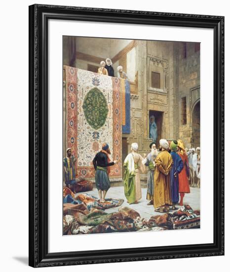 The Carpet Market-Jean-Leon Gerome-Framed Premium Giclee Print