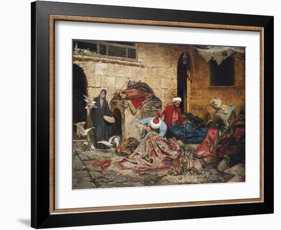 The Carpet Menders, 1883-Rudolf Der G. Swoboda-Framed Giclee Print