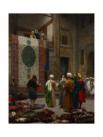 'The Carpet Merchant, C.1887' Giclee Print - Jean Leon ...