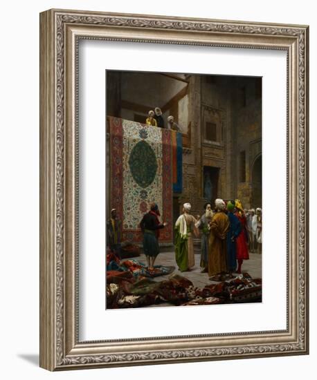 The Carpet Merchant, C.1887-Jean Leon Gerome-Framed Giclee Print