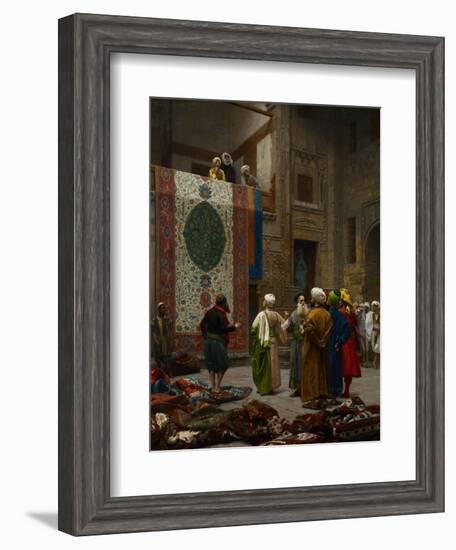 The Carpet Merchant, C.1887-Jean Leon Gerome-Framed Giclee Print