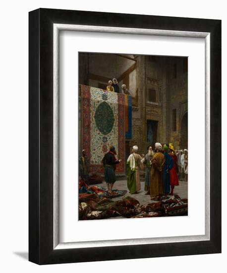 The Carpet Merchant, C.1887-Jean Leon Gerome-Framed Giclee Print