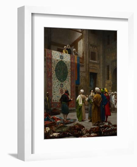 The Carpet Merchant, C.1887-Jean Leon Gerome-Framed Giclee Print