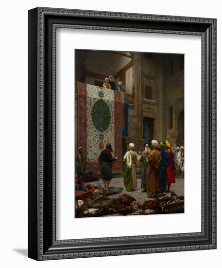 The Carpet Merchant, C.1887-Jean Leon Gerome-Framed Giclee Print