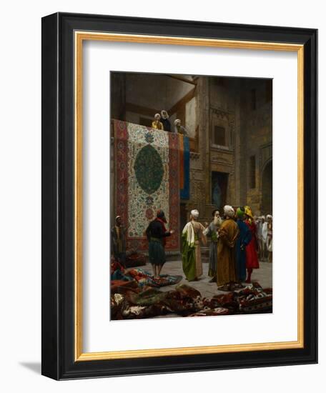 The Carpet Merchant, C.1887-Jean Leon Gerome-Framed Giclee Print