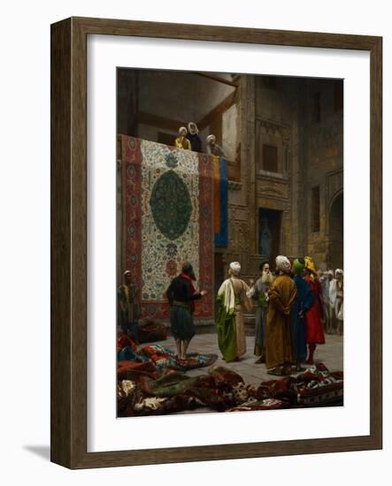 The Carpet Merchant, C.1887-Jean Leon Gerome-Framed Premium Giclee Print