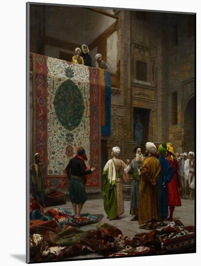 The Carpet Merchant, C.1887-Jean Leon Gerome-Mounted Premium Giclee Print