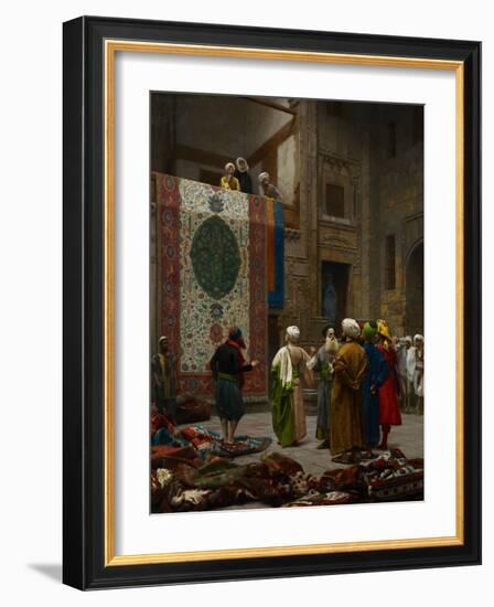 The Carpet Merchant, C.1887-Jean Leon Gerome-Framed Premium Giclee Print