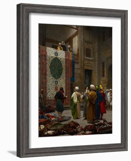 The Carpet Merchant, C.1887-Jean Leon Gerome-Framed Giclee Print