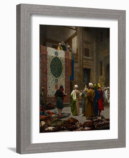 The Carpet Merchant, C.1887-Jean Leon Gerome-Framed Giclee Print