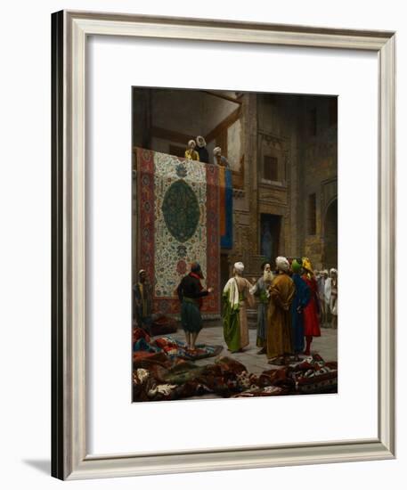 The Carpet Merchant, C.1887-Jean Leon Gerome-Framed Giclee Print