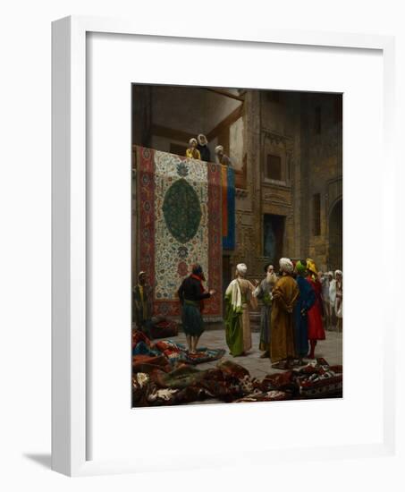 The Carpet Merchant, C.1887-Jean Leon Gerome-Framed Giclee Print