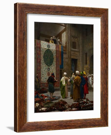 The Carpet Merchant, C.1887-Jean Leon Gerome-Framed Giclee Print