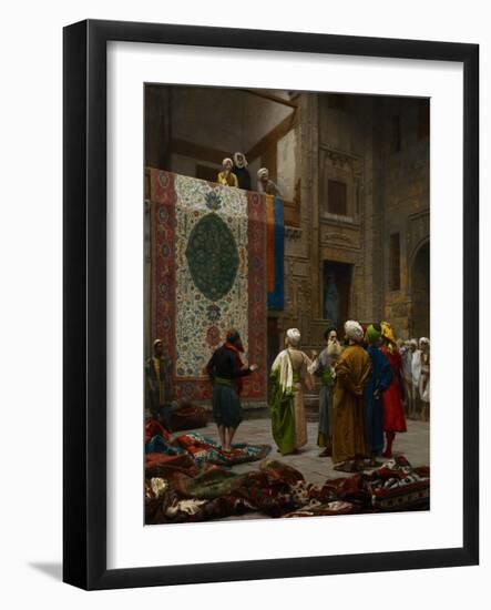 The Carpet Merchant, C.1887-Jean Leon Gerome-Framed Giclee Print