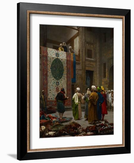 The Carpet Merchant, C.1887-Jean Leon Gerome-Framed Giclee Print